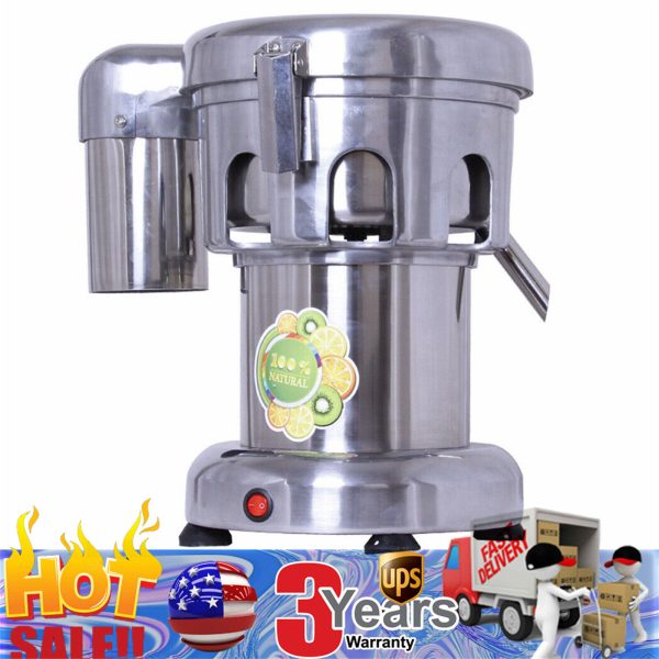 Commercial Electric Juice Extractor Centrifugal Juicer Machine Heavy Duty 370W