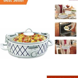 Versatile 2.5 Quart Casserole Slow Cooker – Oven-Safe for Precision Cooking