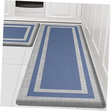 Kitchen Mats 2 PCS, Cushioned Anti Fatigue Kitchen Mat for Floor, Non Slip