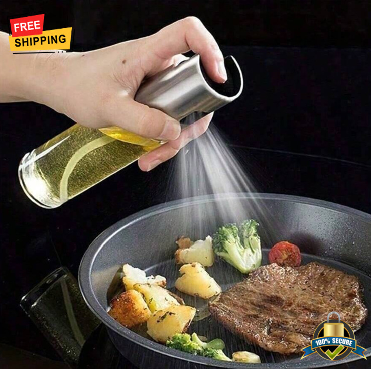 100ml Olive Oil Sprayer – For Air Fryer, BBQ & Kitchen Use, Easy Pressure Design