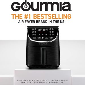 Gourmia Air Fryer Oven Digital Display 7 Quart Large 12 Touch Cooking Presets