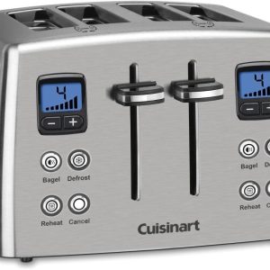 CPT-435P1 4-Slice Countdown Motorized Toaster, Stainless Steel