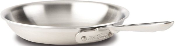 All-Clad Brushed D5 Stainless Steel 5-Ply Bonded 8 in Fry-Pan (DEMO/DENT)