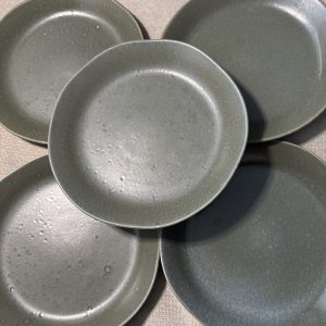 BIA Cordon Bleu 5 Olive Green Salad Plates 8 1/4”Microwave Oven DishwasherSafe