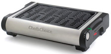 Chef’sChoice 880 Professional Cast Iron Indoor Smokeless Electric Grill, 1500…