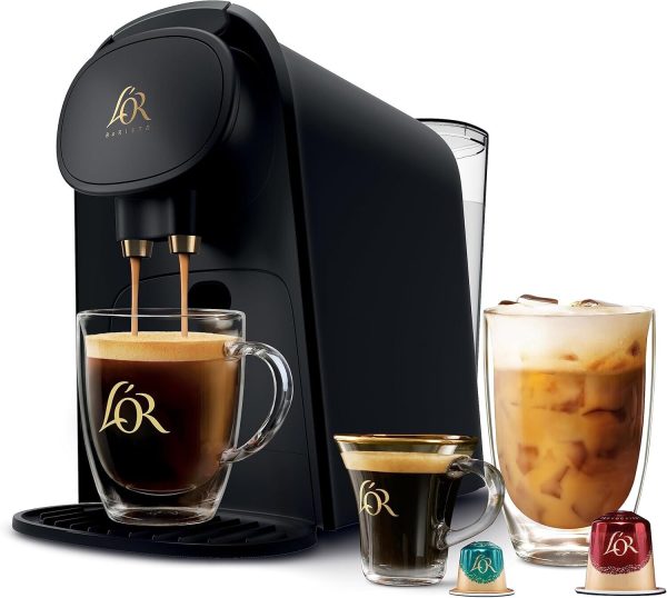 L’OR Barista System Coffee & Espresso Machine Combo by Philips- Black