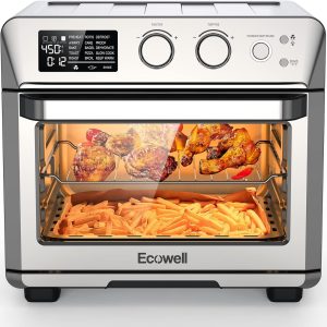 Air Fryer Toaster Oven Combo, 15-In-1 Airfryer Toaster Ovens Countertop, 26.4 QT