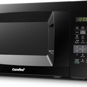 COMFEE EM720CPL-PMB Countertop Microwave Oven with Sound On/Off, ECO Mode and Ea