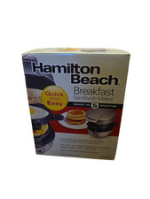 Hamilton Beach 25475 Breakfast Sandwich Maker – New In Box