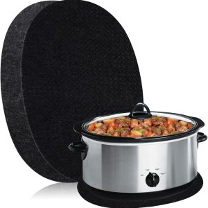 Heat Resistant Mat for Crockpot Slow Cooker with Appliance Slider Function, 2 Pa