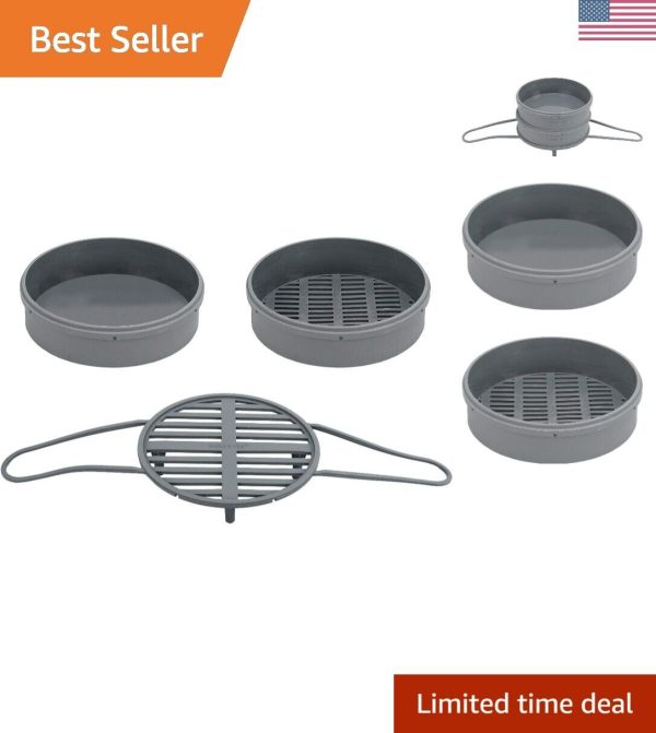 Sturdy Steamer Set for 6qt & 8qt Pressure Cookers: Dishwasher Safe & Easy Clean