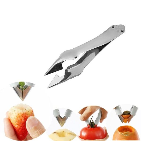 Strawberry Huller Fruit Peeler Pineapple Corer Slicer Cutter  Kitchen Knife Gadg