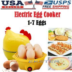 Rapid Egg Cooker Rooster Electric Dash Boiler Steam Automatic Kitchen Appliances