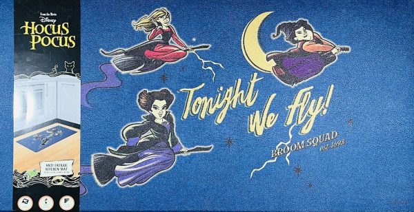 Disney Hocus Pocus Halloween Anti-Fatigue Kitchen Mat Rug 20×39” Tonight We Fly