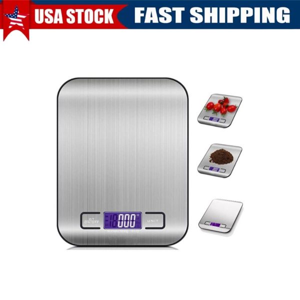 US Digital Food Scale 22lb Kitchen Scales Grams & Ounces For Weight Loss Cooking