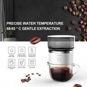 Mini Coffee Maker Portable  Smart Drip Coffee Espresso Maker Automatic Hand Drip