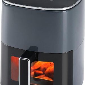 Air Fryer 6 Quart with Window Square Air Fryer 12-in-1 Air Fry