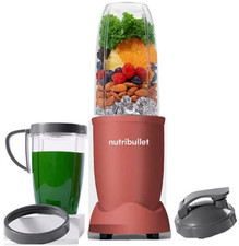 Nutribullet 900 Watt Hi-Speed Blender/Mixer, Twist and Blend 9-Piece – Red