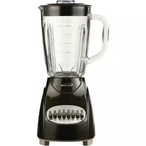 42-Ounce 12-Speed Electric Blender with Glass Jar in Black