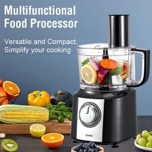 600W Food Processor Blender Chopper Juicer 2 Speed Chef Machine Kitchen 10 Cup55