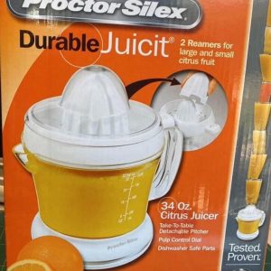 Proctor Silex Juicit Electric Citrus Juicer Machine for Orange Lemon Grapefruit