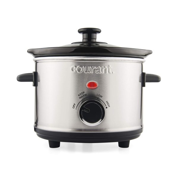 Mini Slow Cooker Crock, with Easy Options 1.6 Quart Dishwasher Safe Pot, Stai…