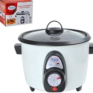 Alpine Cuisine 15 Cup (Cooked) Non-Stick Rice & Grain Cooker, Steamer, Warmer