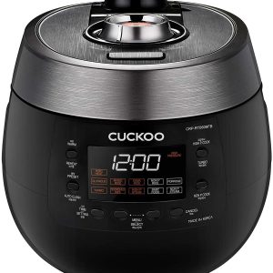 OB Cuckoo CRP-RT0609FW 6 cup Twin Pressure Plate Rice Cooker & Warmer Black