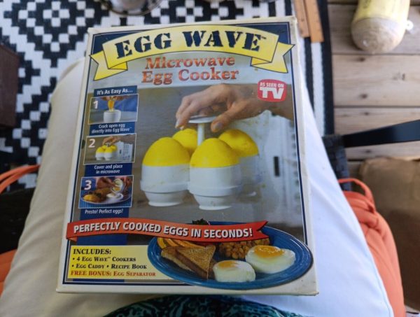 Egg Wave Microwave Egg Cooker Perfectly Cooked Eggs In Seconds New In Box