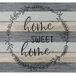 Home Sweet Home Kitchen Mat – Memory Foam, Anti-Fatique, Non-Slip, Easy Care