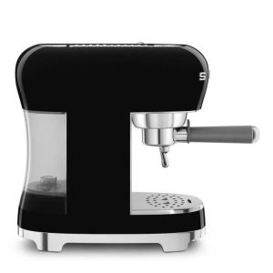 NEW SMEG ECF02BLUS 50’s Retro Style Espresso coffee machine Black GLOSSY NEW