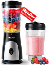 Mueller Personal Blender for Shakes and Smoothies with 15 Oz Travel Cup and L…