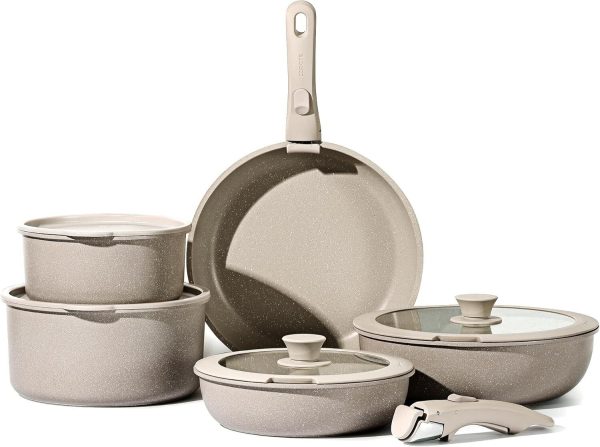 Cookware Set, Nonstick Cookware Set, 11 Piece Kitchen Cookware Set