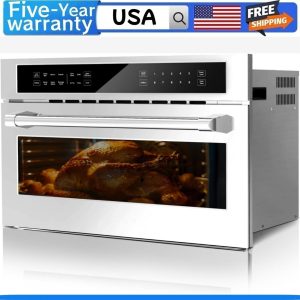 30“ Microwave Convection Oven 1700W Microwave Oven W/Air Fryer 1.6 Cu.Ft Safety