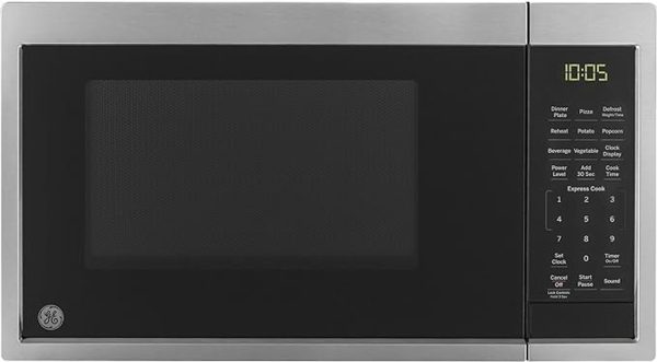 GCST09N1WSS Microwave Oven, 900-Watt 7 Auto Cooking Settings, Kitchen Essentials