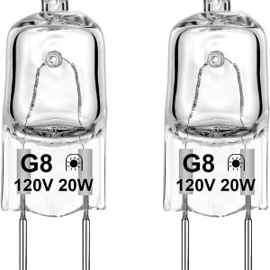 Light Bulb for GE Microwave Oven, Halogen Light Bulb Fits for GE Samsung Kenmore