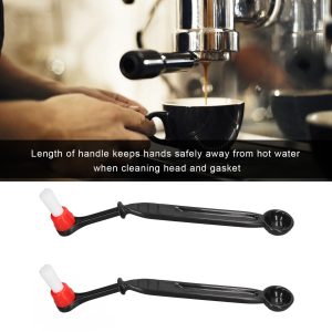 2Pcs Coffee Machine Cleaning Brush Hard Nylon Coffee Brush Cleaning Tools