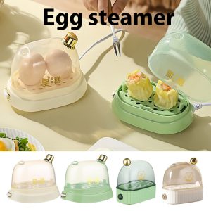 Multifunctional Electric Egg Boiler Monolayer Layer Egg Cooker Mini Steamer