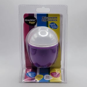 New Crackin’ Eggs Microwave Egg Cooker Purple Cup Sealed