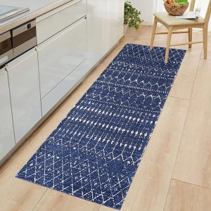 Boho Moroccan Runner Rug Non Slip Hallway Runner Rug Washable Carpet Kitchen Mat