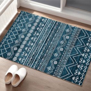 Kitchen Rugs and Mats Narrow Kitchen Runner Rug Non Slip Washable Kitchen Rug…