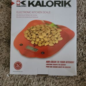 Kalorik Red Bell Pepper Digital Kitchen Scale