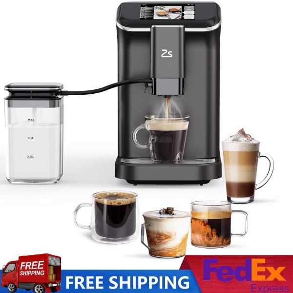 Automatic Espresso Machine Home Barista Latte Coffee Maker &Grinder Milk Frother