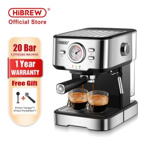 HiBREW Coffee Machine Cafetera 20Bar Espresso Semi Automatic Expresso Cappuccino