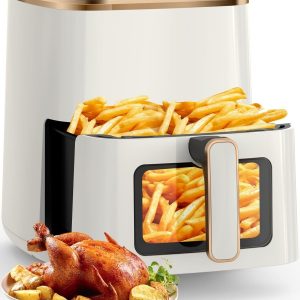 7 Custom Presets Large Air Fryer 5.3Qt with Viewing Window Digital Touchscreen