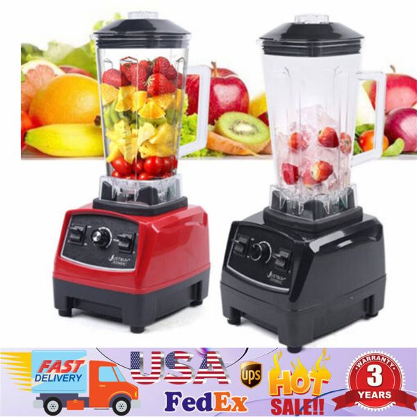 2L 2200W Heavy Duty household Grade Blender Mixer for Juicer Food Fruit Ice 3HP