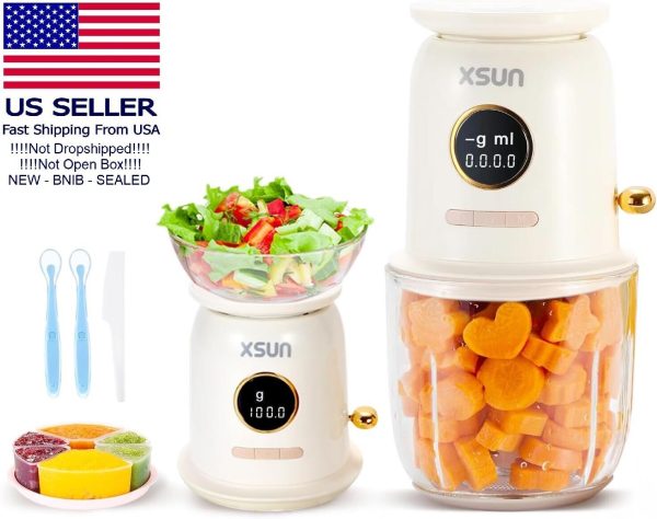 Baby Food Maker – Portable – Built In Scale – Rechargeable – BPA Free – New