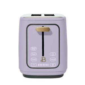 2 Slice Toaster with Touch-Activated Display, Cornflower Blue by Drew