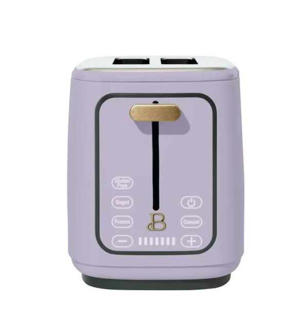 2 Slice Toaster with Touch-Activated Display, Cornflower Blue by Drew