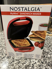 Nostalgia mini sandwich maker toaster